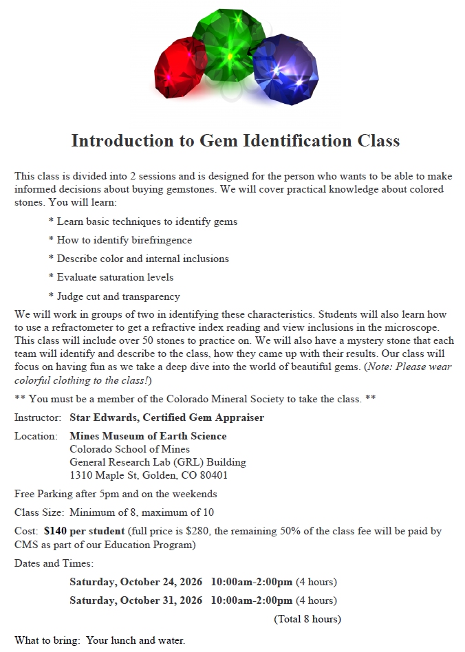 Introduction to Gem ID Class